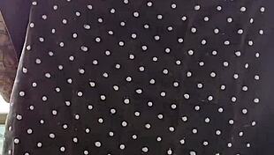 flashing my ass from the balcony skirt up total thrill 😜🍑