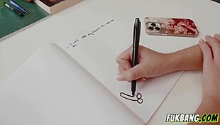 dude that shy student teen's taking teacher's deep anal in her home classroom