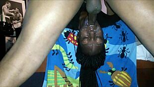 black babe takes face fuck so good 😈💦 homemade heat!