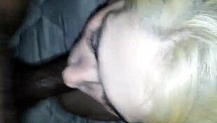 White slut mysteriously craves intense dick sucking action