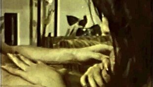 vintage interracial hairy asian pussy gets fucked hard in retro antique porn scene