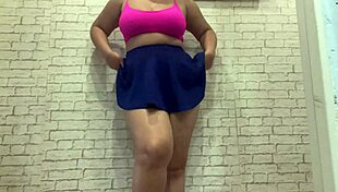 hey stepsis no panties wanna watch her horny pussy explode in orgasm