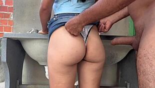 yo wife in skirt shakes big tight ass begging anal fuck laundry day