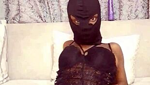 curvy ebony babe's tight pussy gets sensual solo fingering