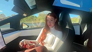 Best Friends Girlfriend Rosie Rider Loses Virginity in Creamy Car Ride!