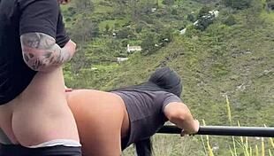 hot young colombian couple films doggystyle in medellin park gone wrong