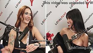 Fun podcast reunites Ember Snow with pornstar pals