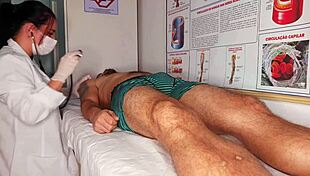 whoa i got rock hard right in front of the hot nurse in her hospital room