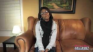 nerdy brunette sylvia assfucked doggystyle then swallows cum