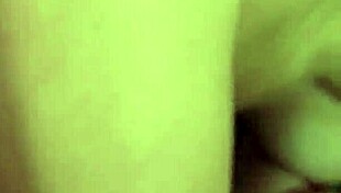 that slutty teacher kneels down slurping the massive throbbing cock