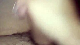 We watch porn together until my maid jerks out my thick load.