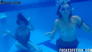 Yessica Bunny Helen Star Horny Lesbians Lick Poolside Wet Pussies