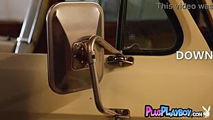 damn, check out this small tits blonde teen model's perfect round ass naked