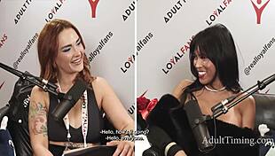 Fun podcast reunites Ember Snow with pornstar pals