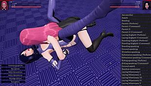 femdom lesbians tease each other