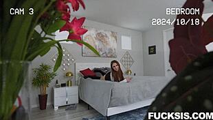 Stepsister's piercing seduction opens forbidden petite affair, small tits bouncing in hardcore pov