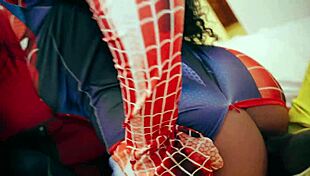 wolverine fucks deadpool and spiderman asses bareback atm then they swallow his cum