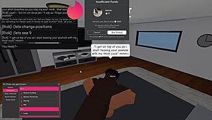 roblox roleplay turns slutty when bbc monster cock claims her every hole