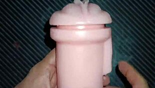 kissy blowjob leads to creampie filling her tight entrance completely