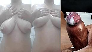 small cocked nerd jerks foreskin while girlfriend masturbates squirting pussy in humiliating cuck compilation