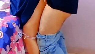 Morrita mexicana gives pussy mouth n swallows my hot load