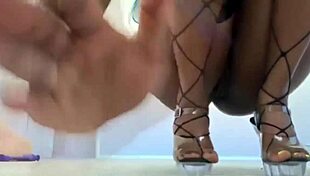 Discover the ebony beauty hiding a squirting pussy surprise