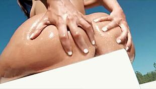 jada stevens rides huge cock cowgirl style deep in her juicy anal ass 🍑💦