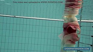 Katya Okuneva, tease us in red dress by pool?