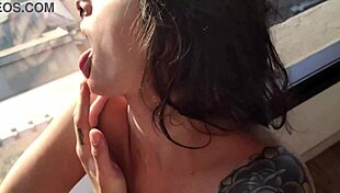 Morena Safada and Friend's Curvy Throats Cum Swallow Compilation in Sheer Red