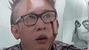 petite japanese stepdaughter sucks old cock in shower trick