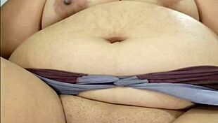 Fat BBW's Massive Pussy Swallows Giant Toy Deep