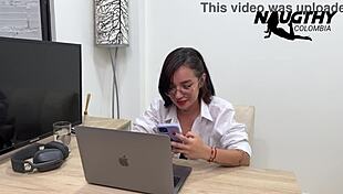 hey secretary, your texts got you so wet fingering that pussy for your girlfriend?