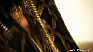 brunette asian milf girlfriend dances erotic solo dreams with indian flair