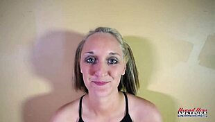 Blue-eyed blonde breanna rims deeply then sucks cock craving that hot facial cum