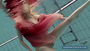 Katya Okuneva, tease us in red dress by pool?