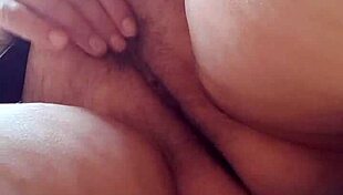 Plump Milf Masturbates Unshaven Wet Pussy Under Short Skirt