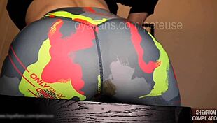 tight leggings unleash steamy farts from hot girl 💨😈