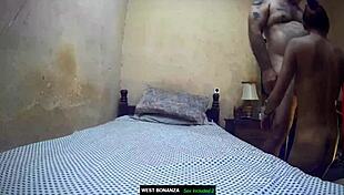 Latina milf's wet pussy creampied after hard doggystyle pounding