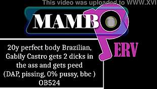 perfect brazilian fitness model gabily castro takes double anal dap from two bbc no pussy