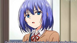 Lesbians Scissor and Lick Fiercely in School