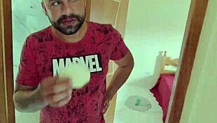 Skinny Carioca Nymphet Bared Bush Fucked by Couple Caught Continuing