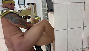 sliding deep into tight ass and pussy bareback till i cream his huge cock