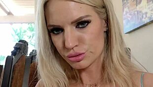 Racheal Cavalli Swallows Friend's Thick Dick Cum