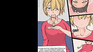 that huge tall girl on the train makes you imagine wild comic fantasies