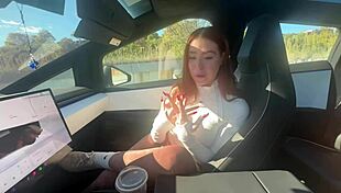 Best Friends Girlfriend Rosie Rider Loses Virginity in Creamy Car Ride!