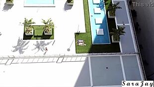 Sara Jay's Curvy Milf Body Quivers as Best Close-Up Tongue Fucks Her Huge Tits Pussy to Squirting Orgasms