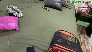 Curvy Latina milf delivers blowjob then heads to intense train session