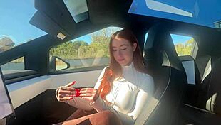 Best Friends Girlfriend Rosie Rider Loses Virginity in Creamy Car Ride!