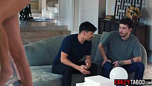 Stepson Shares Big Ass MILF Stepmom Pristine Edge with Friend