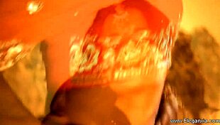 brunette asian milf girlfriend dances erotic solo dreams with indian flair